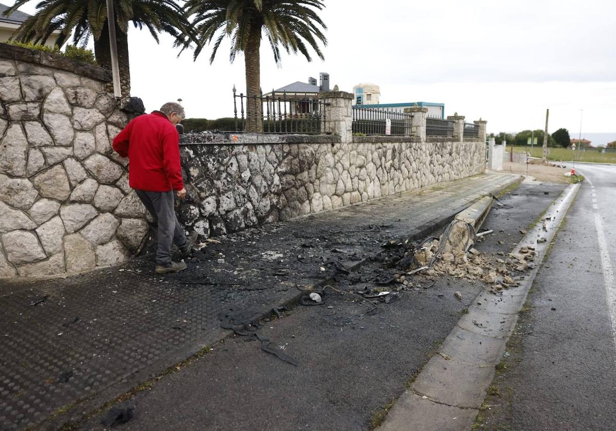 Imagen principal - Lugar del accidente.