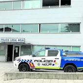 Exterior de la sede de la Policía Local de Noja.