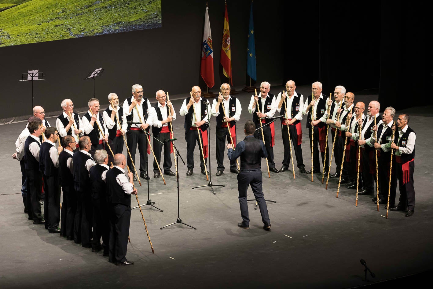 La actuación del Coro Ronda Altamira.