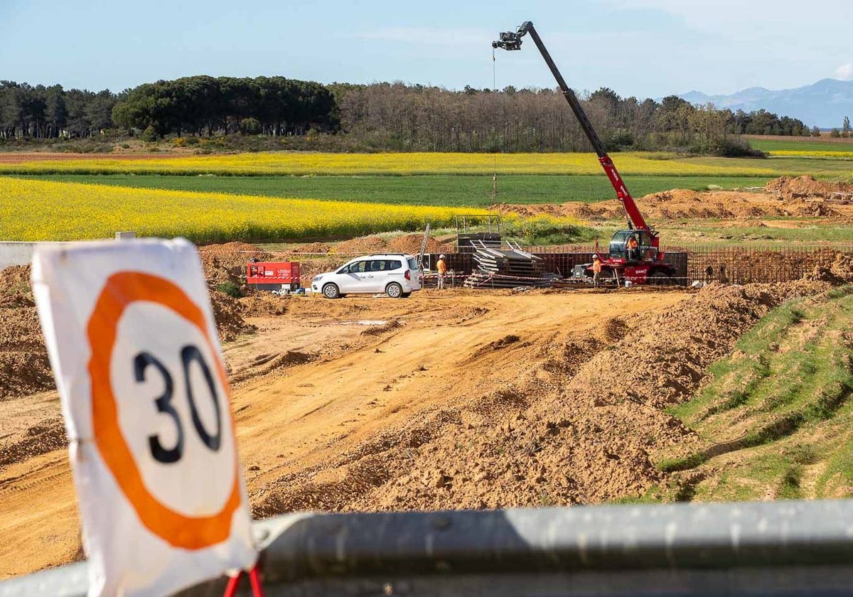 Así avanzan las obras en los tramos palentinos del AVE