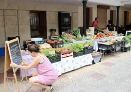 Feria de la Huerta y el Producto Gastronómico de Cantabria celebrada en Ampuero.