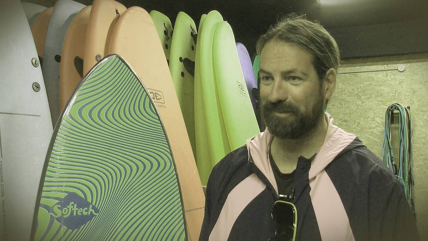 Pedro García, fundador Escuela de Surf Obsession. 