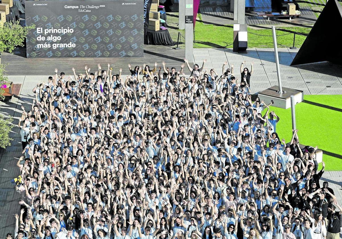 Alumnos participantes en el programa Educaixa, que impulsa la Fundación 'la Caixa'.