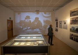 Detalle de la exposición 'Migración transoceánica', del Archivo Provincial.