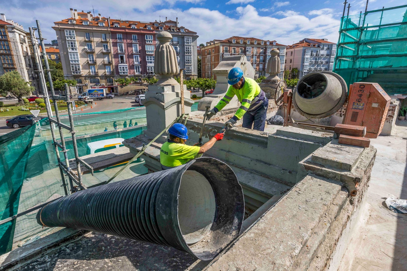 Los trabajos han ratificado la buena estabilidad y fortaleza de la estructura y las obras avanzan en plazo