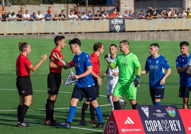 El Monte, en una ronda previa de Copa del Rey ante el Boiro