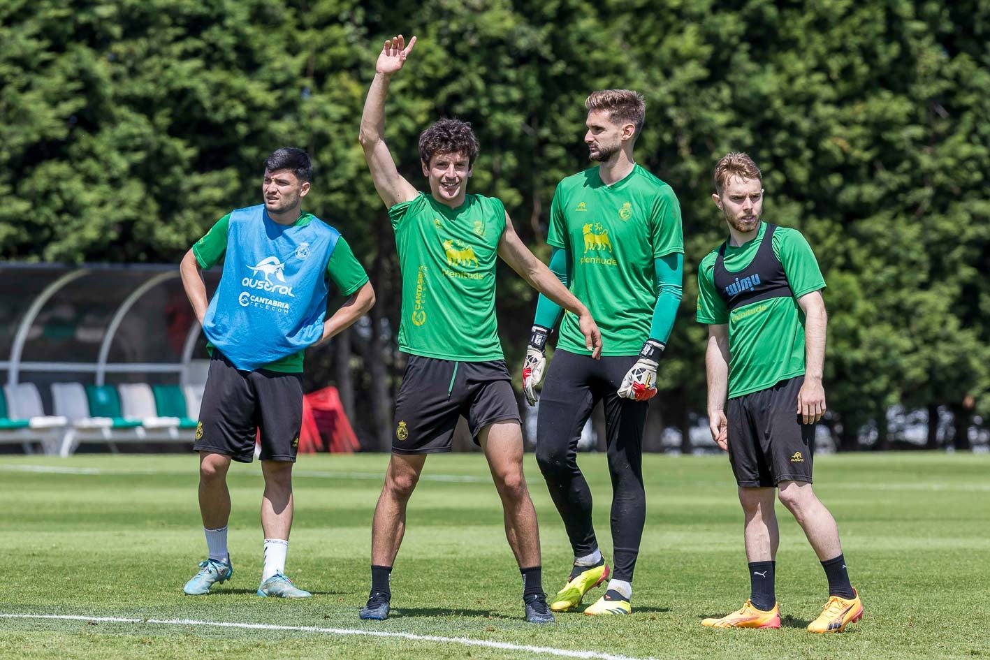 El entrenamiento del Racing, en imágenes