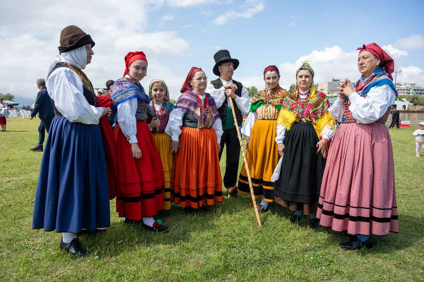 El colorido se adueñó de la campa de La Magdalena