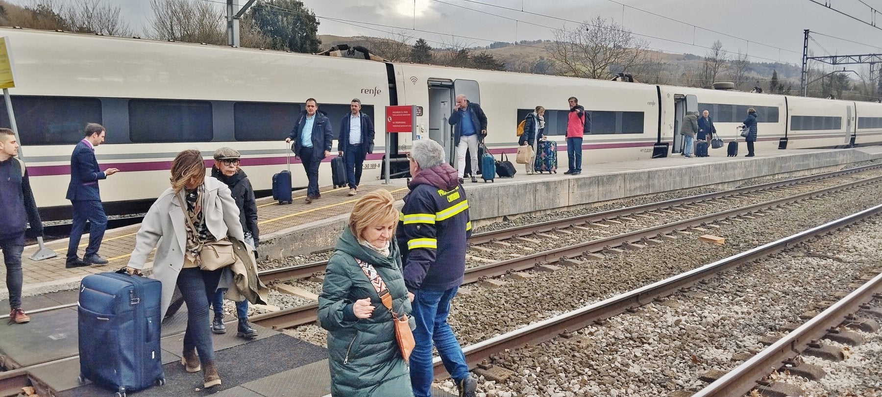 Adif proyecta la reforma de las vías del tren en Las Fraguas.