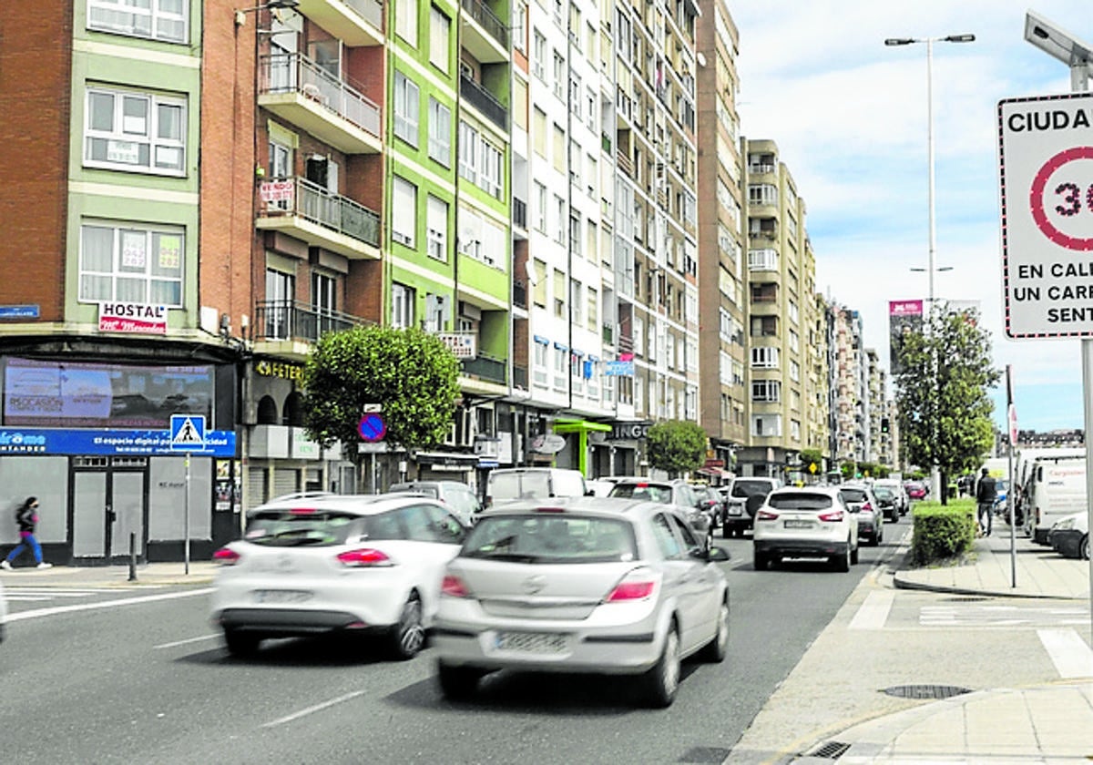 La calle Marqués de la Hermida, donde sucedió el atropello