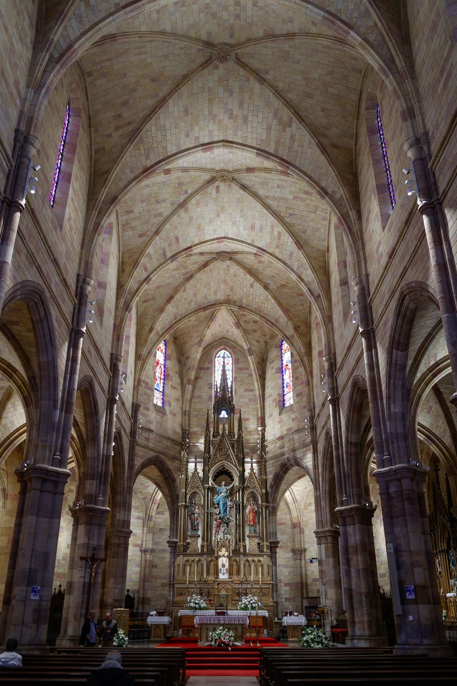 Altar mayor del emblemático templo torrelaveguense.