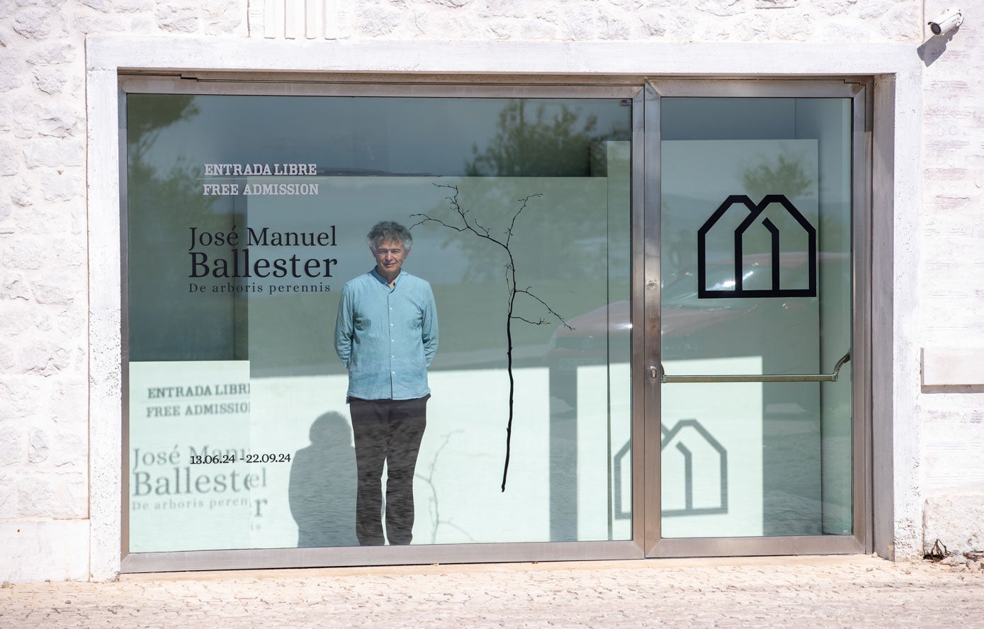 Ballester este jueves a la puerta del centro de exposiciones