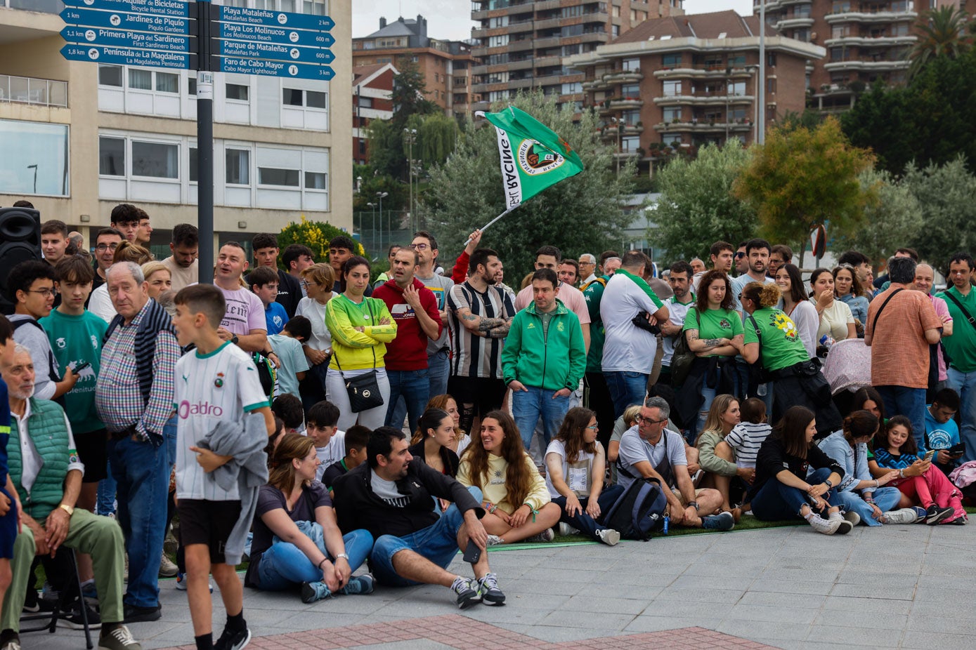 Los racinguistas no quisieron perderse la presentación 