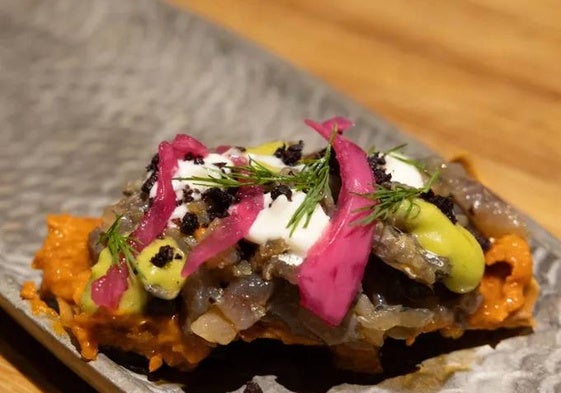 Tartar de sardinas del chef Roger Murtró