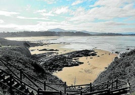 Playa de Los Tranquilos, en Ribamontán al Mar.