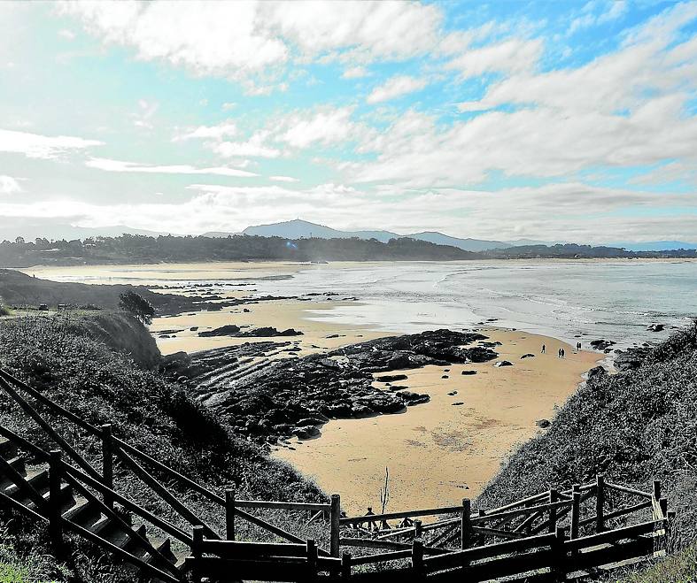 Playa de Los Tranquilos, en Ribamontán al Mar.