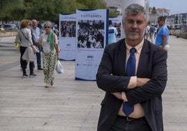 Miguel Ángel Oliver, este lunes, en Santander.