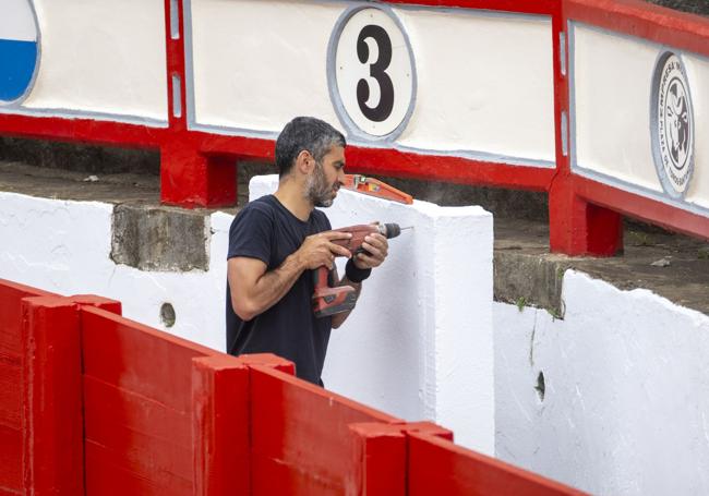 Los burladeros interiores han sido reforzados para evitar accidentes.