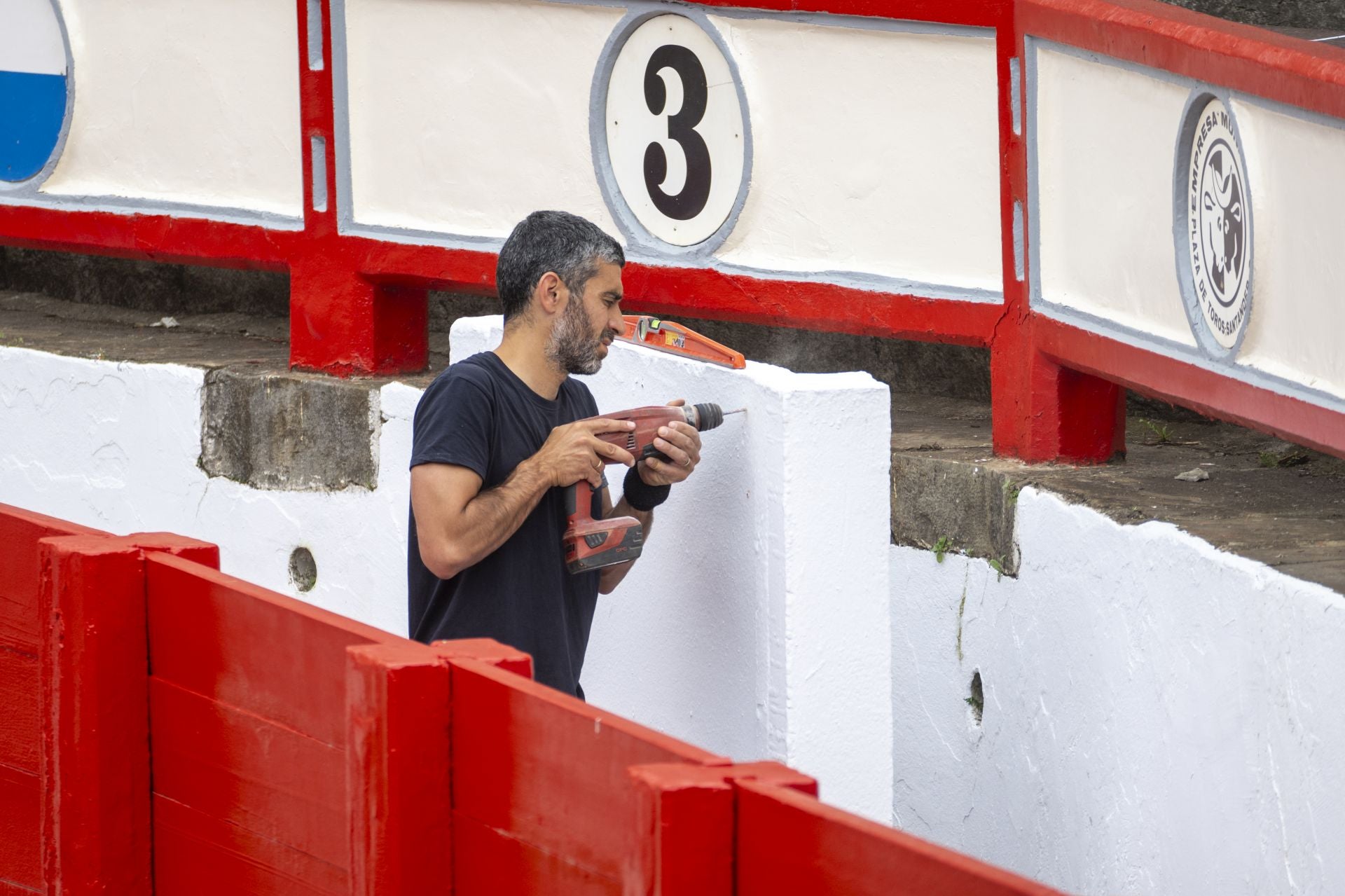 Los burladeros interiores han sido reforzados para evitar accidentes.