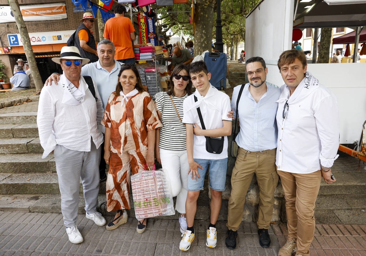 La alegría del reencuentro en la plaza de toros