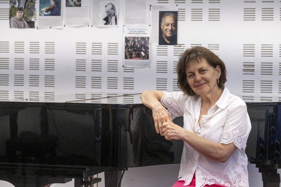 Marta Gulyás lleva varias décadas vinculada a Santander, al Concurso Internacional de Piano y el Encuentro de Música y Academia de Santander