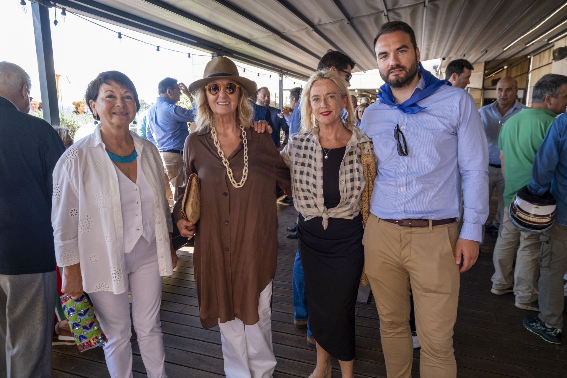 Rosa Inés García, María Luisa San Juan, María Luisa Peón y Javier García Ruiz.