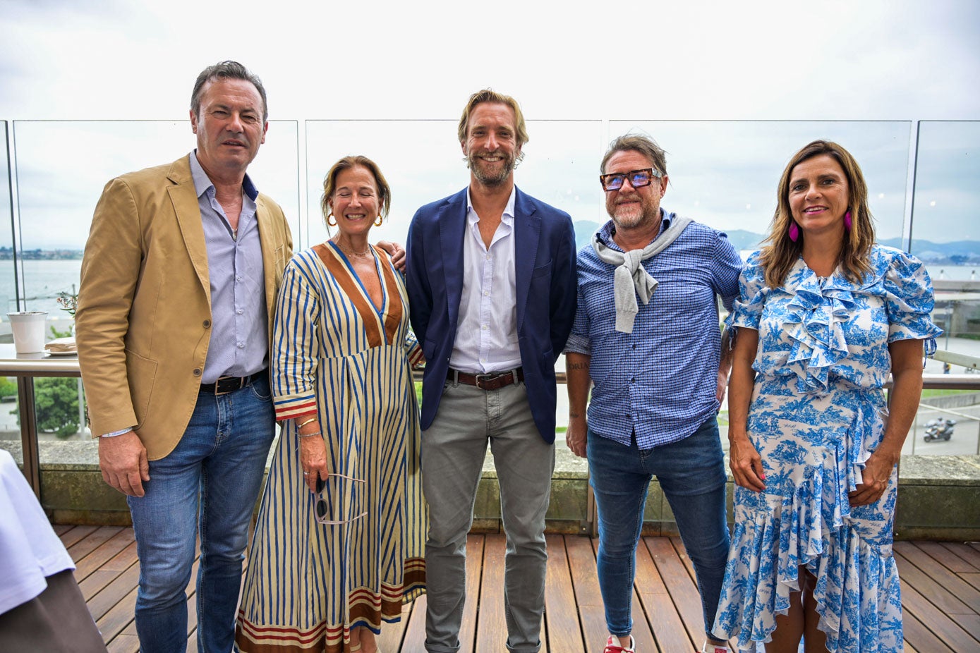 Guillermo Blanco, María Victoria Fernández, Felipe Piña, Vicente Nieto y Paula Fernández.