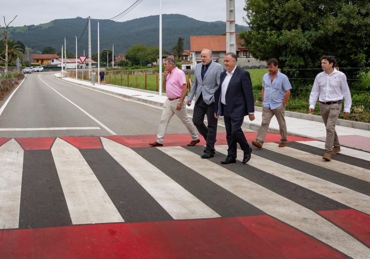 Fomento concluye las obras de mejora de la seguridad vial en la travesía de Solórzano