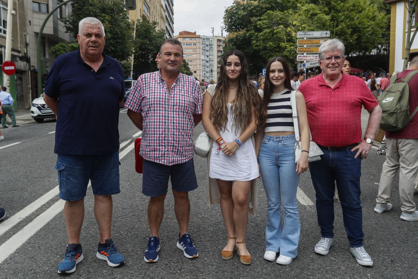 Fito Calle, Antonio Badiola, Daniela Romero, Mara Valle y José Luis Icera.