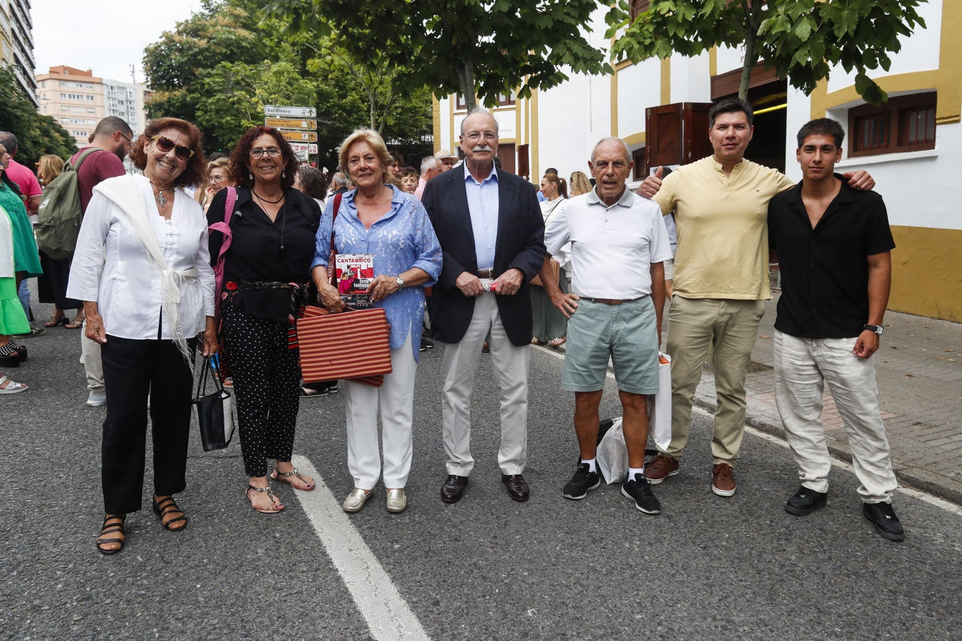 Isabel del Piñal, Pilar Raba, María Virginia San Juan, Daniel Casanova, José Manuel Merino, Eduardo Tandi y Enzo Tandi.