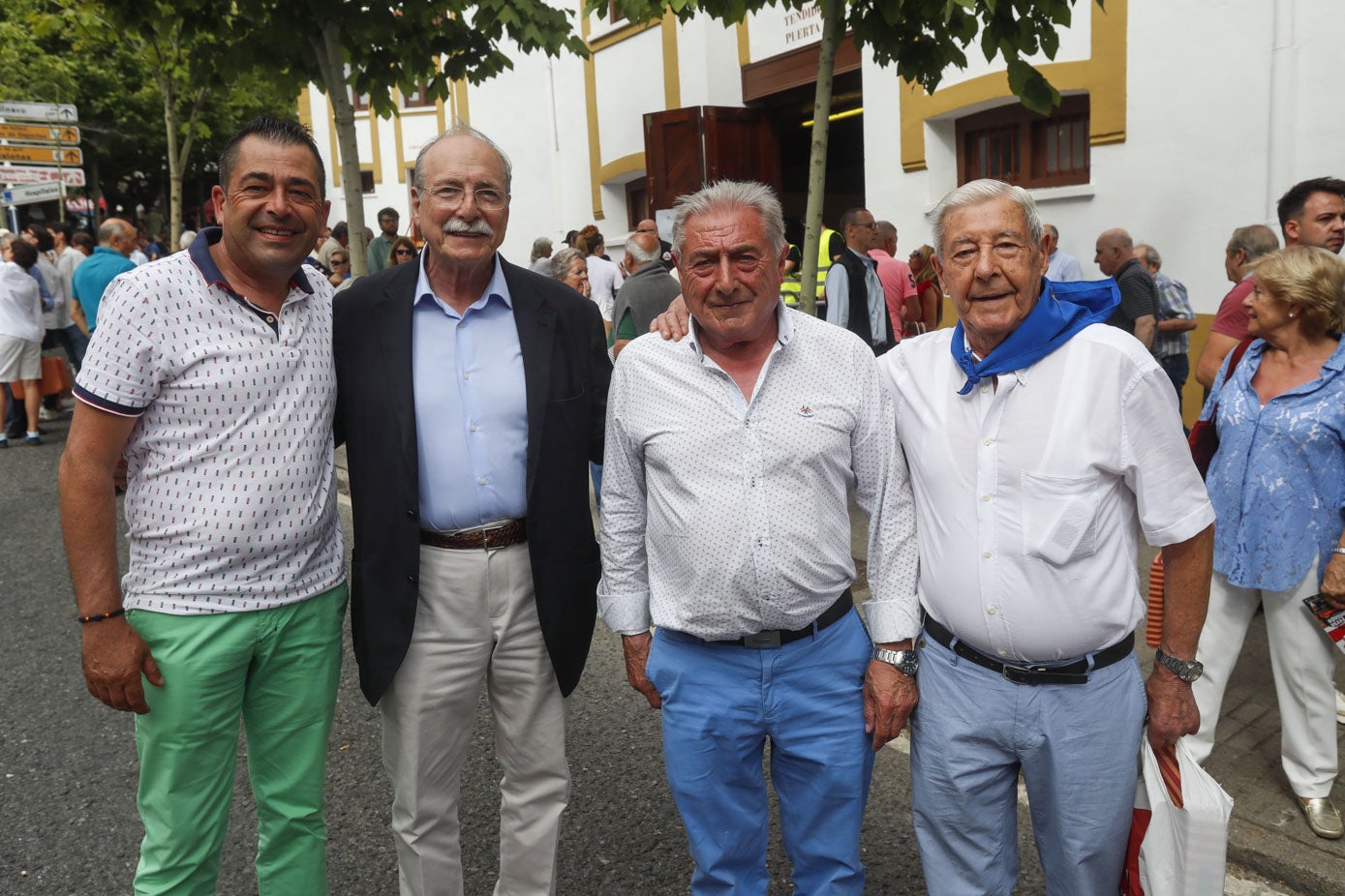 Óscar Larrasco, Daniel Casanova, Manuel García y Aurelio Lavín.