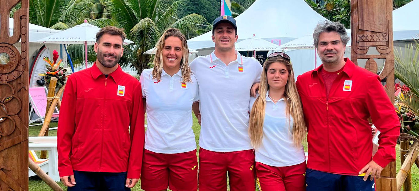 Andy Criere, que junto a Nadia Erostarbe y Janire González, integran el equipo español de surf en los JJ OO junto a dos miembros del equipo multidisciplinar en Tahití.