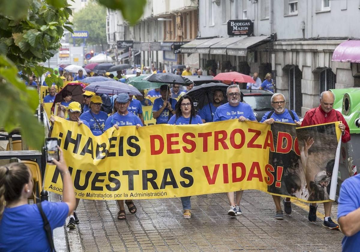 Imagen de una de las últimas marchas de AMA en Santander.