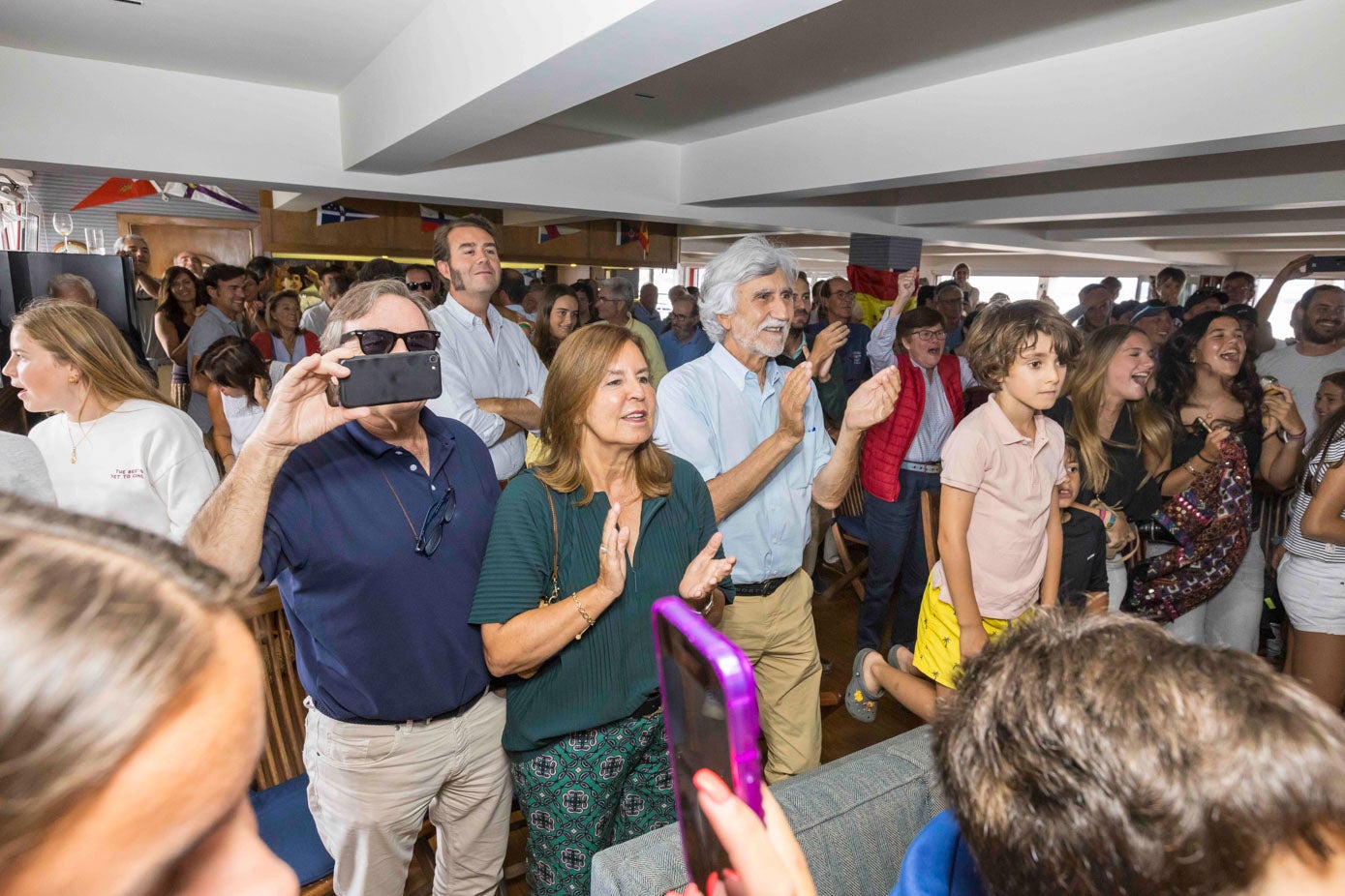 Jan Abascal aplaudió a la pareja formada por Botín yTrittel que ha conseguido el oro para España en vela