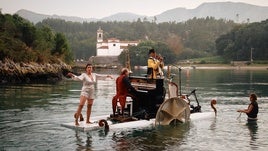 Mónica Cofiño, Laurent Labejof y Vöel Martín, intérpretes del espectáculo.