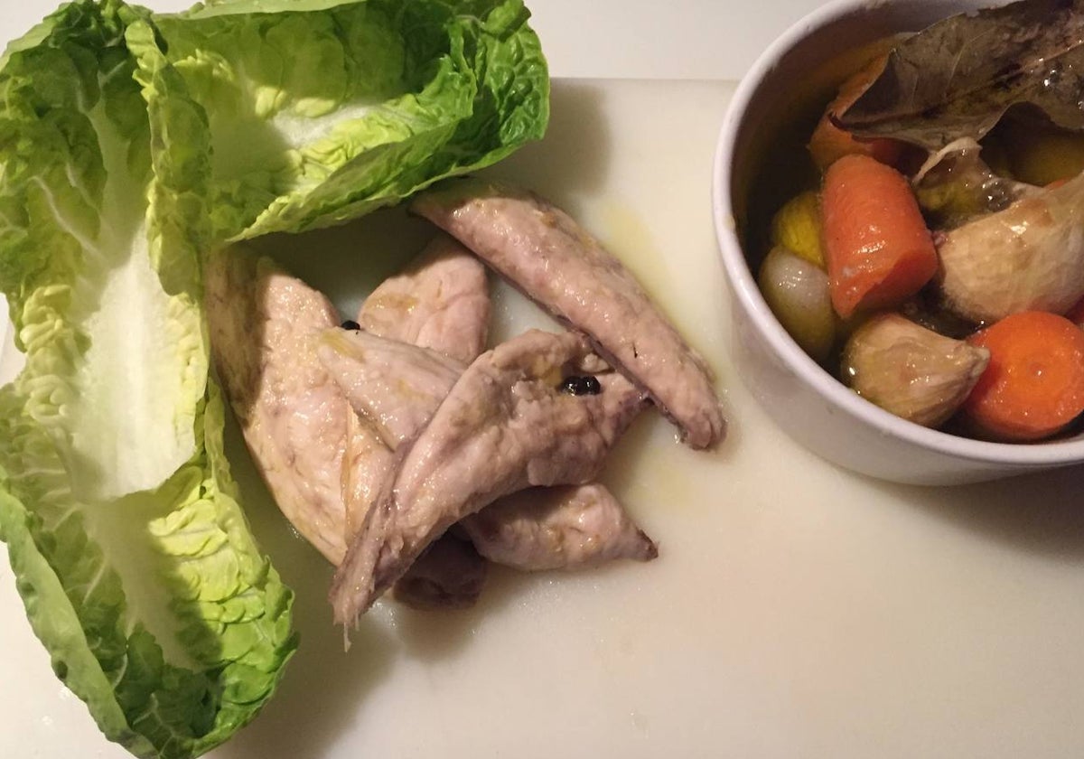 Chicharro en escabeche.