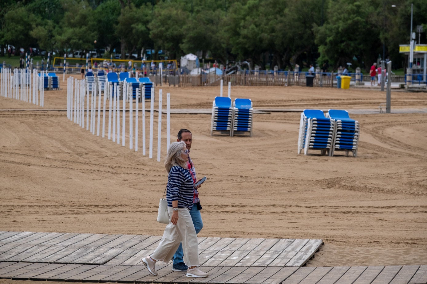 Imágenes de un día de lluvia en Santander