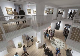 Imagen correspondiente a las primeras jornadas de reapertura del Museo santanderino durante el mes de mayo