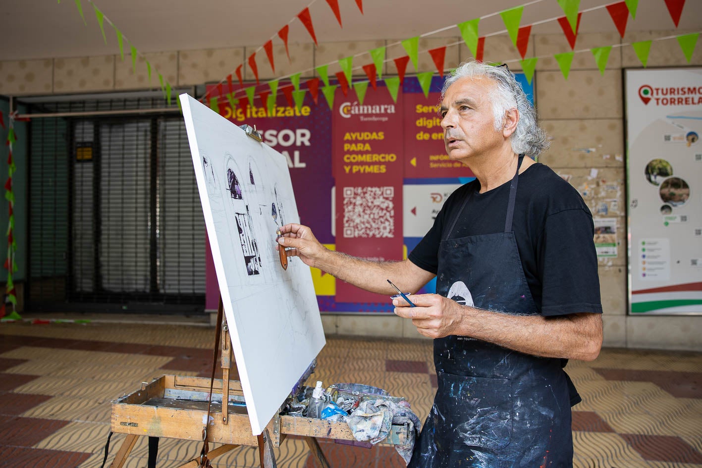 El sábado 17 de agosto, los peñistas protagonizarán su particular certamen de pintura, por separado.