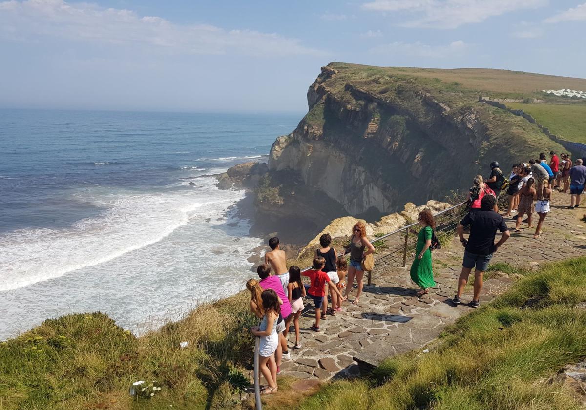 Playa de La Tablía, en Suances.