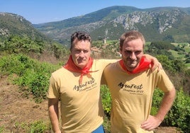 Rubén Fernández y Ángel Cabeza, organizadores del festival Agrofest.