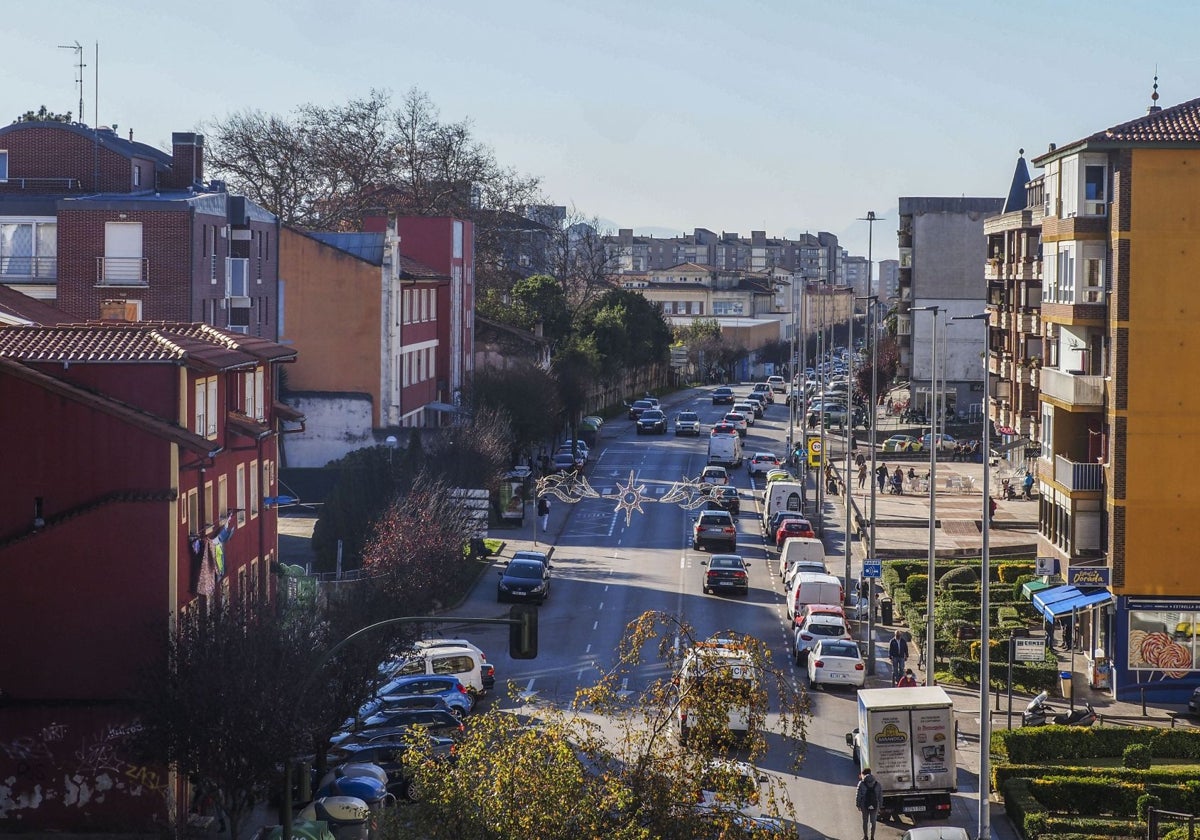 Vista del Paseo General Dávila de Santander, que junto al nombre de la calle Camilo Alonso Vega sustentaba la denuncia.