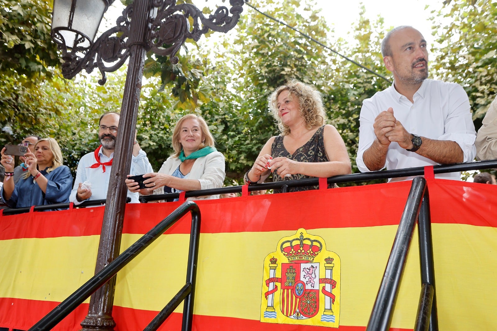 Noelia Cobo, José Luis Urraca, María José González Revuelta, Patricia Portilla y Javier López Estrada.