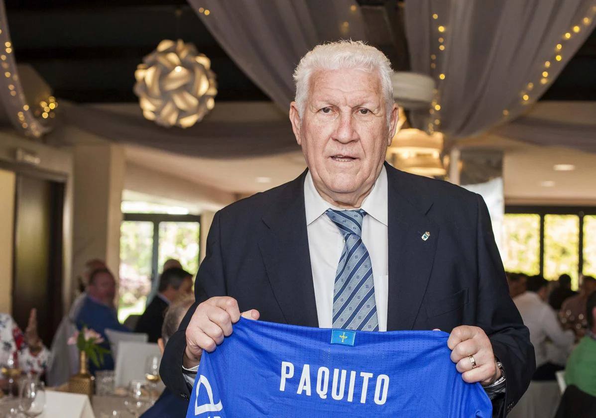 En 2017, durante una reunión de veretanos del Real Oviedo.