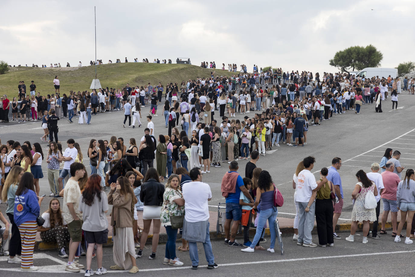 Entrada al concierto celebrado anoche en la Virgen del Mar