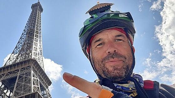 La aventura en bici de Javier por media Europa