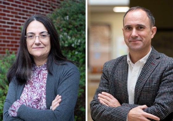 María Concepción López y Mario Mañana, candidatos a rector.