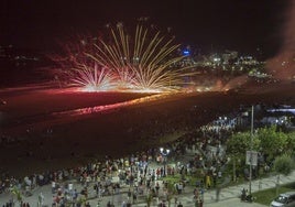 Imagen de los fuegos artificiales de Los Martires en una edición pasada