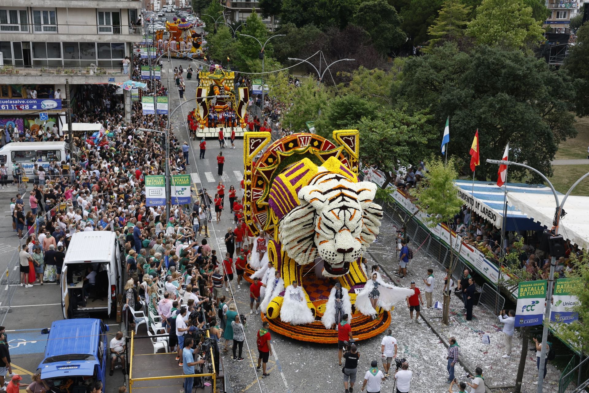 El impresionante tigre de 'Tempus Fugit' obtuvo el tercer puesto del concurso.