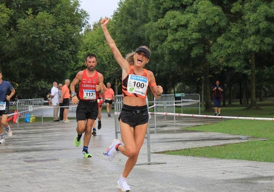 Estefi Unzu, este pasado fin de semana, en Santander.